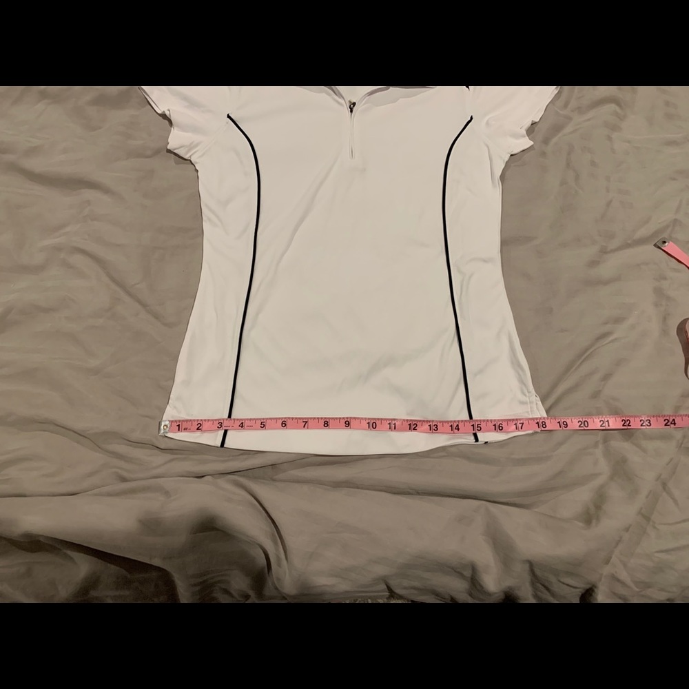 Slazenger Tech Golf Polo, Athletic Tee, Orange - Picture 13 of 13